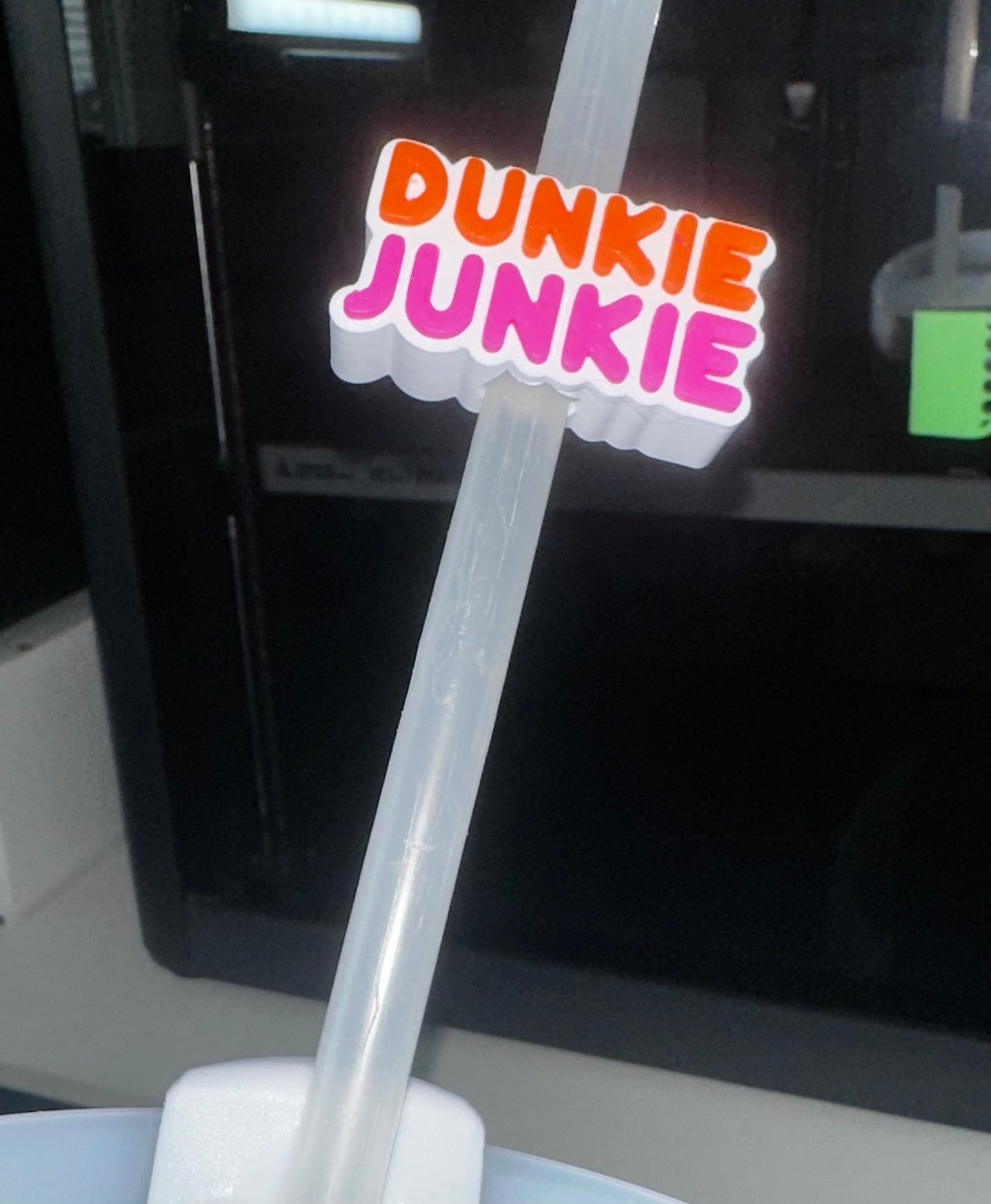 Dunkin straw topper (3)