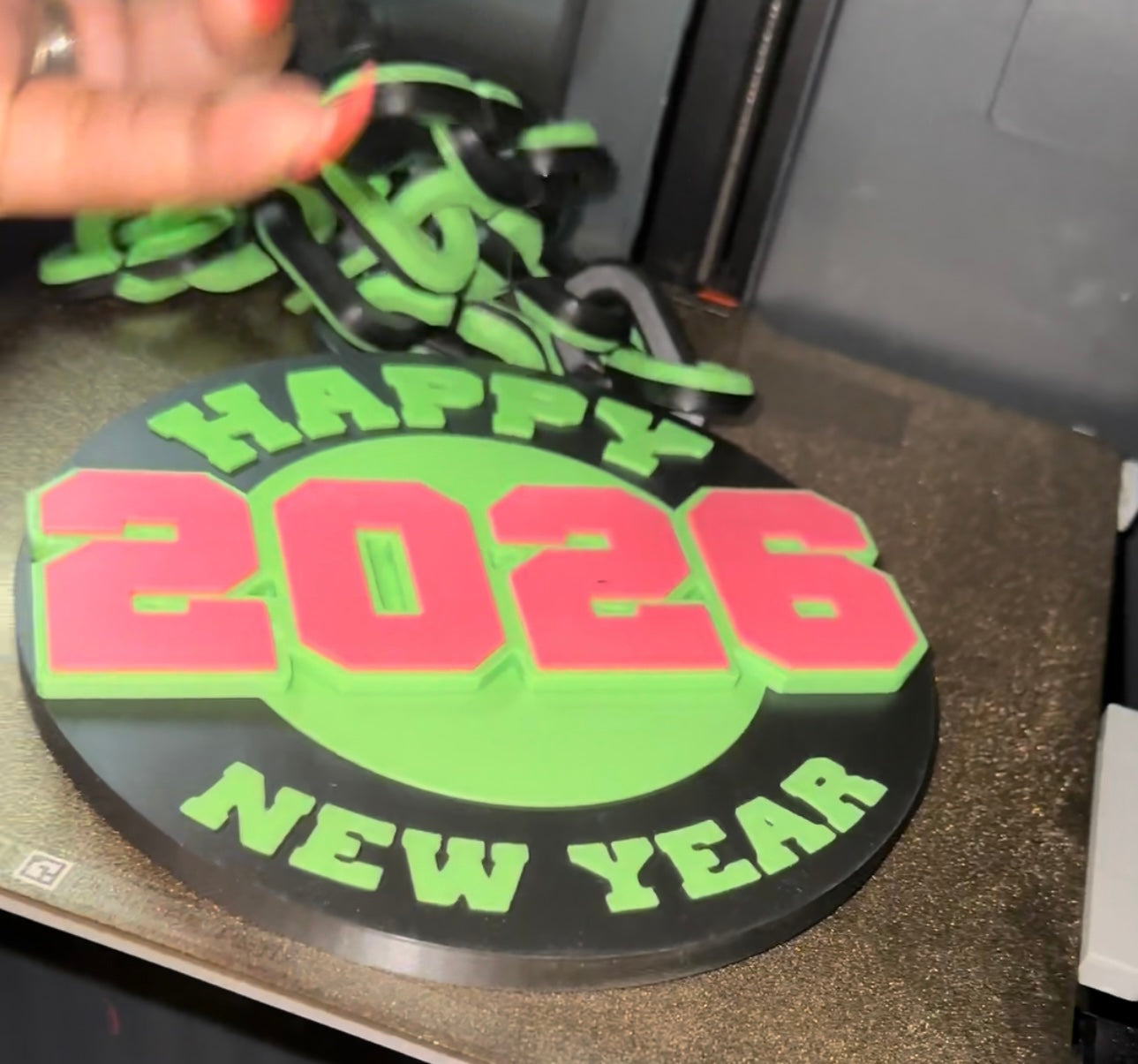 Happy New Year hype chain