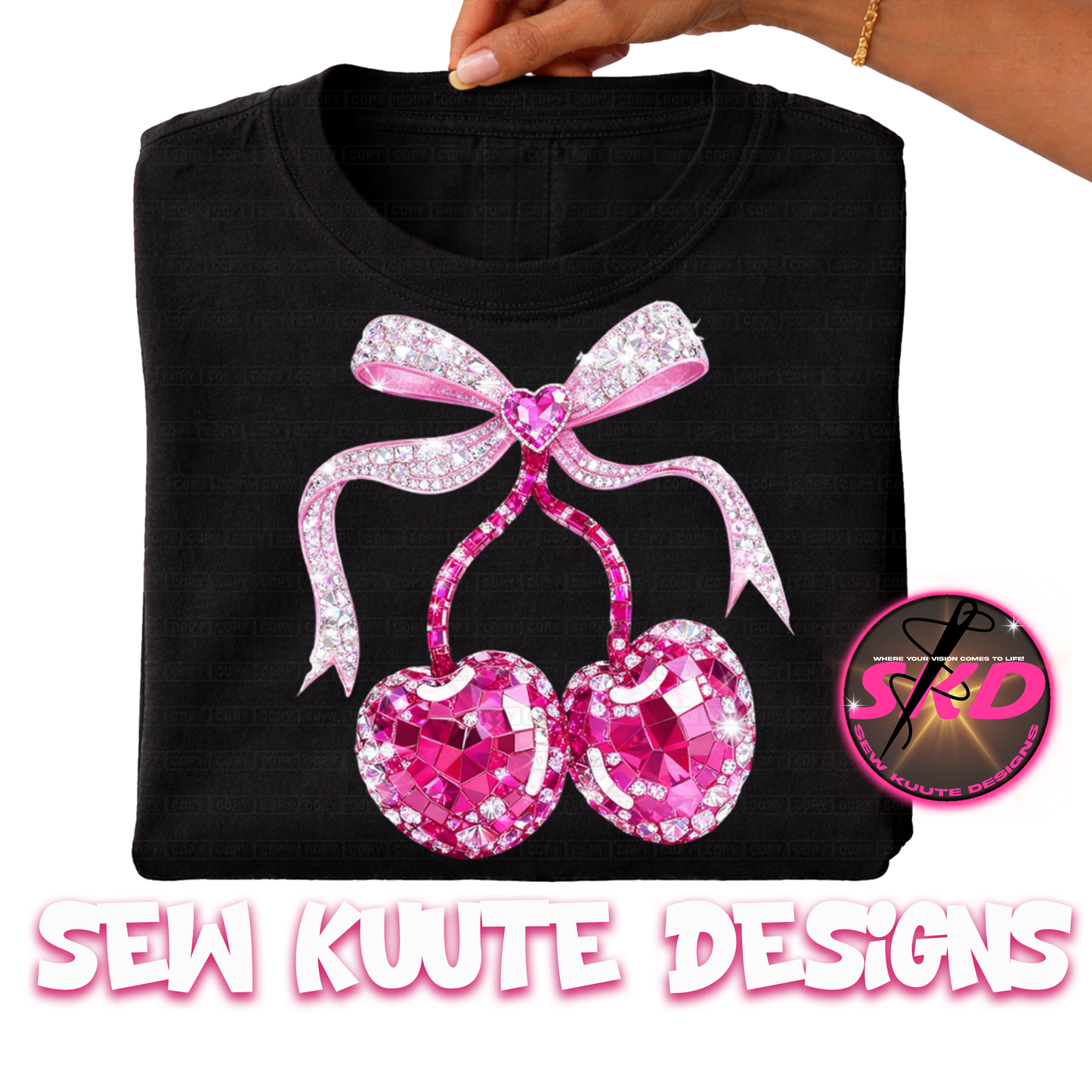 Diamond Cherry PNG Transfer