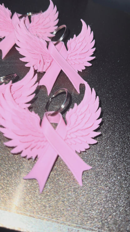 Angel Cancer Awareness keychains