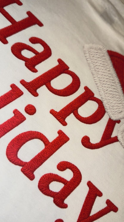 Merry Christmas Embroidery look-a-like Digital PNG File BUNDLE