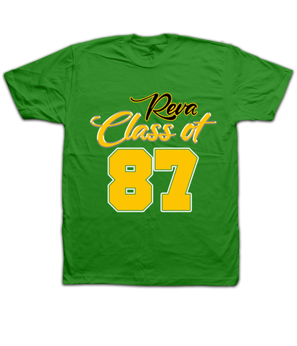 High School Class reunion Tees, Class of 87' ONLY